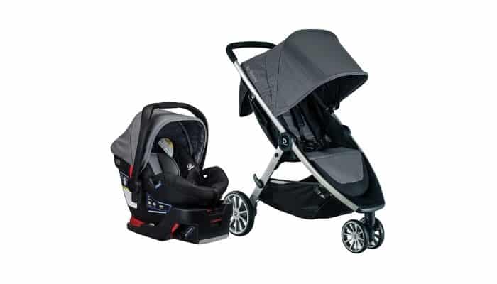 BRITAX B-Lively Travel System with B-Safe 35 Infant Car Seat | Best Car Seat and Stroller Combos