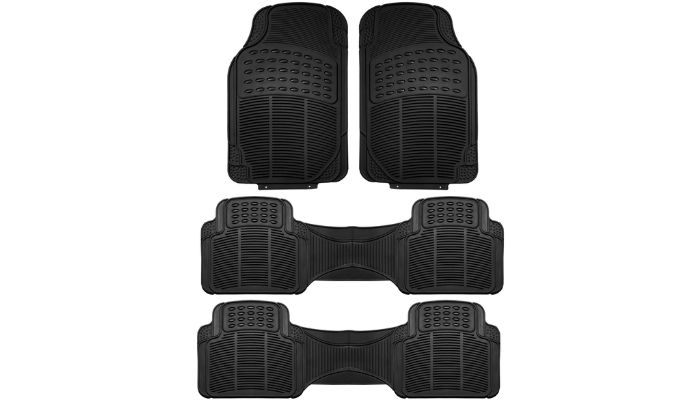 FH Group 3Row All Weather Floor Mats | Best All Weather Floor Mats